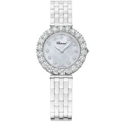 Chopard L'Heure Du Diamant Round Automatic White Gold 30 mm 10A378-1601