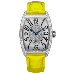 1750 S6 BAG 2P PT WH YL | Franck Muller Cintree Curvex Diamonds 25.1 x 35.1 mm watch | Buy Now