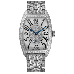 1750 S6 D 2P B 5N LGRN BR | Franck Muller Cintree Curvex Diamonds 25.1 x 35.1 mm watch | Buy Now