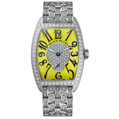 1750 S6 D 2P B PT YL BR | Franck Muller Cintree Curvex Diamonds 25.1 x 35.1 mm watch | Buy Now