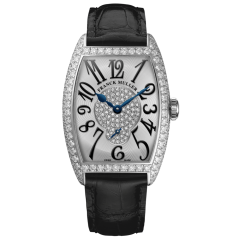 1750 S6 D 2P PT WH BLK | Franck Muller Cintree Curvex Diamonds 25.1 x 35.1 mm watch | Buy Now