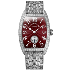 Franck Muller Cintree Curvex Diamonds 25.1 x 35.1 mm 1750 S6 D B PT RD BR