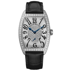 1750 S6 GR D 2P OG WH BLK | Franck Muller Cintree Curvex Diamonds 25.1 x 35.1 mm watch | Buy Now