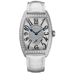 1750 S6 GR D 2P PT WH WH | Franck Muller Cintree Curvex Diamonds 25.1 x 35.1 mm watch | Buy Now