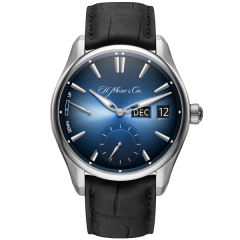 3808-1201 | H. Moser & Cie Pioneer Perpe Purity Burgundy 42.8 mm watch | Buy Now