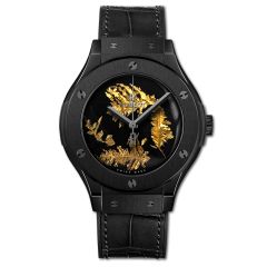565.CX.0660.LR | Hublot Classic Fusion Gold Crystal Firmament Ceramic 38mm watch. Buy Online