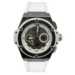 701.NE.0127.GR | Hublot King Power Titanium White 48 mm watch. Buy Online