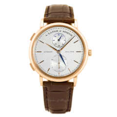 385.032 | A. Lange & Sohne Saxonia Dual Time pink gold watch. Buy Online