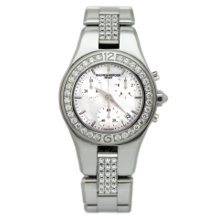 10017 | Baume & Mercier Linea Diamond-set Steel 32mm watch. Buy Online