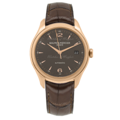 10059 | Baume & Mercier Clifton 18K Red Gold 39 mm watch | Buy Online