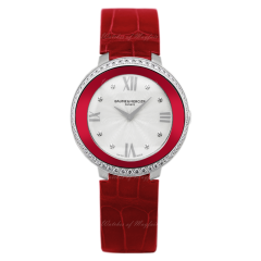 10200 | Baume & Mercier Promesse Diamond-set Steel 34.4mm watch. Buy Online
