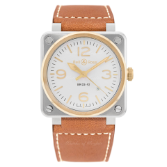 BR0392-ST-PG/SCA | Bell & Ross BR 03-92 Bicolor Steel & Rose Gold 42 mm watch | Buy Online