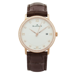 6651-2987-55B | Blancpain Villeret Ultraplate Diamonds Automatic 40 mm watch. Buy Online