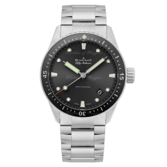 5000-1110-71S | Blancpain Fifty Fathoms Bathyscaphe 43mm watch. Buy Online