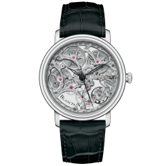 6633-1500-55B | Blancpain Villeret Squelette 8 Jours Manual 38 mm watch. Buy Online