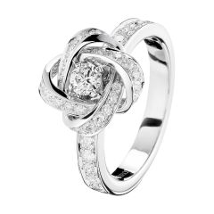 JSL00116 | Buy Online Boucheron Pivoine White Gold Diamond Ring