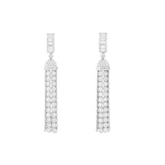 Boucheron Pompon White Gold Diamond Earrings JCO01107M