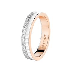 JAL00237 |Buy Online Boucheron Quatre Pink and White Gold Diamond Ring