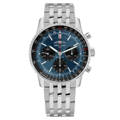 AB0139241C1A1 | Breitling Navitimer B01 Chronograph 41 Steel Blue watch | Buy Now