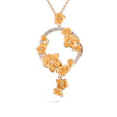 DA13654 030101 |Buy Carrera y Carrera Emperatriz Bouquet Maxi Pendant