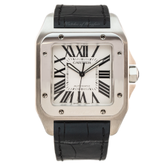 W20073X8 | Cartier Santos 100 Steel Automatic Large 51.1 x 41.3 mm watch | Buy Online