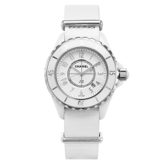 H4656 Chanel J12-G10 Gloss White Ceramic 33mm watch | Buy Online