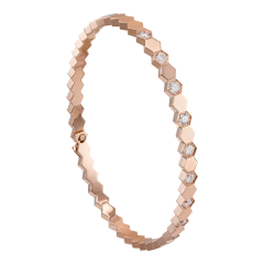 083433 | Buy Chaumet Bee My Love Pink Gold Diamond Half Paved Bracelet