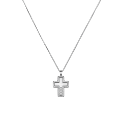 Chopard Happy Diamonds Cross White Gold Diamond Pendant 79A410-1001