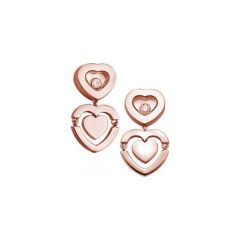 837219-5001 | Buy Chopard Happy Diamonds Rose Gold Diamond Earrings