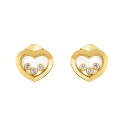 83A611-0001 | Buy Chopard Happy Diamonds Icons Ear Pins Yellow Gold