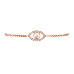 Chopard Happy Diamonds Good Luck Charms Rose Gold Diamond Bracelet 857863-5001