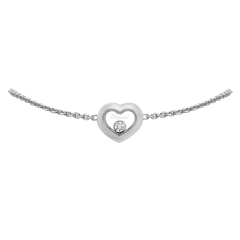 85A054-1001 | Chopard Happy Diamonds Icons White Gold Diamond Bracelet