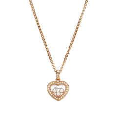794502-5001 | Chopard Happy Diamonds Icons Rose Gold Diamond Pendant