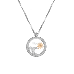 799434-1401 | Buy Chopard Happy Diamonds White and Rose Gold Pendant