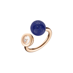 82A619-5510 |Chopard Happy Diamonds Planet Rose Gold Lapis-Lazuli Ring