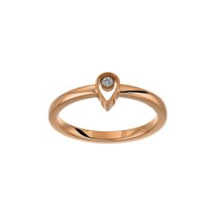 829082-5110 | Buy Online Chopard Happy Diamonds Rose Gold Diamond Ring