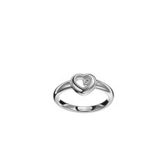 Chopard Happy Diamonds White Gold Diamond Ring Size 54 824854-1111