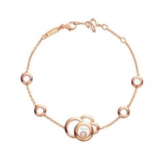 Chopard Happy Dreams Rose Gold Diamond Bracelet 859888-5001