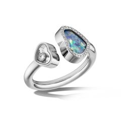 829482-1930 | Buy Chopard Happy Hearts White Gold Opal Diamond Ring