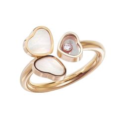 82A083-5310 | Buy Chopard Happy Hearts Rose Gold Pearl Diamond Ring
