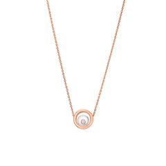 Chopard Happy Spirit Rose Gold & White Gold Diamond Pendant 818230-9001