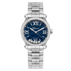 278573-3017 | Chopard Happy Sport Steel Diamonds Automatic 30 mm watch. Buy Online