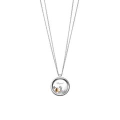 Chopard Happy Sun, Moon, and Stars White Gold Diamond Pendant 799450-1201