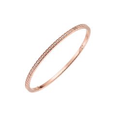 Chopard Ice Cube Pure Rose Gold Full-Set Diamond Bangle Size S 857702-5012