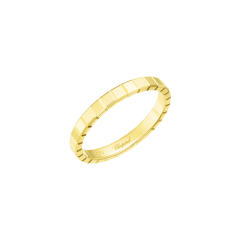 Chopard Ice Cube Yellow Gold Ring Size 51 827702-0197