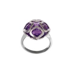 Chopard IMPERIALE Cocktail White Gold Amethyst Ring 829221-1039