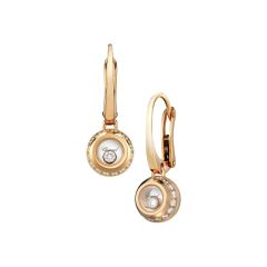 839013-5001 | Buy Online Chopard Miss Happy Rose Gold Diamond Earrings