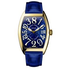 Franck Muller Crazy Hours Yellow Gold 45 x 32 mm 5850 CH-3N-BLU | Watches of Mayfair