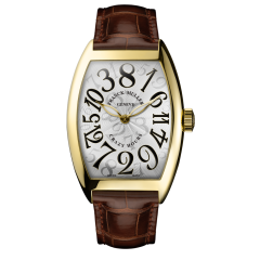 Franck Muller Crazy Hours Yellow Gold 45 x 32 mm 5850 CH-3N-SIL BRW | Watches of Mayfair