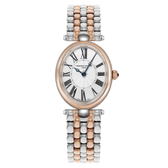 FC-200MPW2V2B | Frederique Constant Classics Art Deco Oval Rose Gold & Steel 30 x 25 mm watch. Buy Online